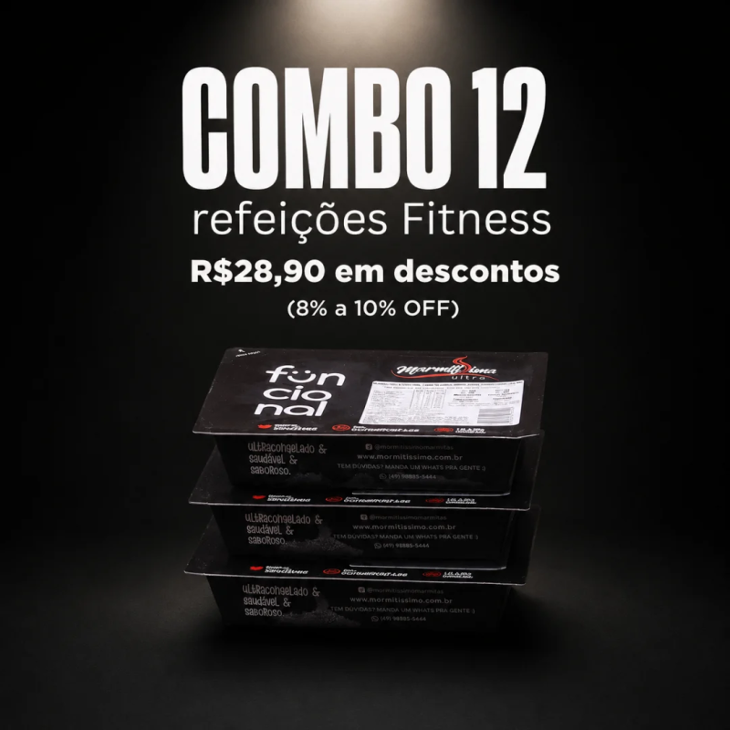 COMBO 11 refei&ccedil;&otilde;es Fitness + 01 gr&aacute;tis! -> 8% a 10% OFF